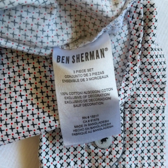 ben sherman original modern print button down collared shirt 12 months baby boy - Picture 4 of 6